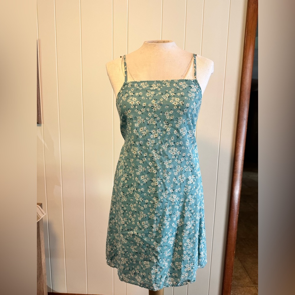 Tie back Floral Print Shift Dress